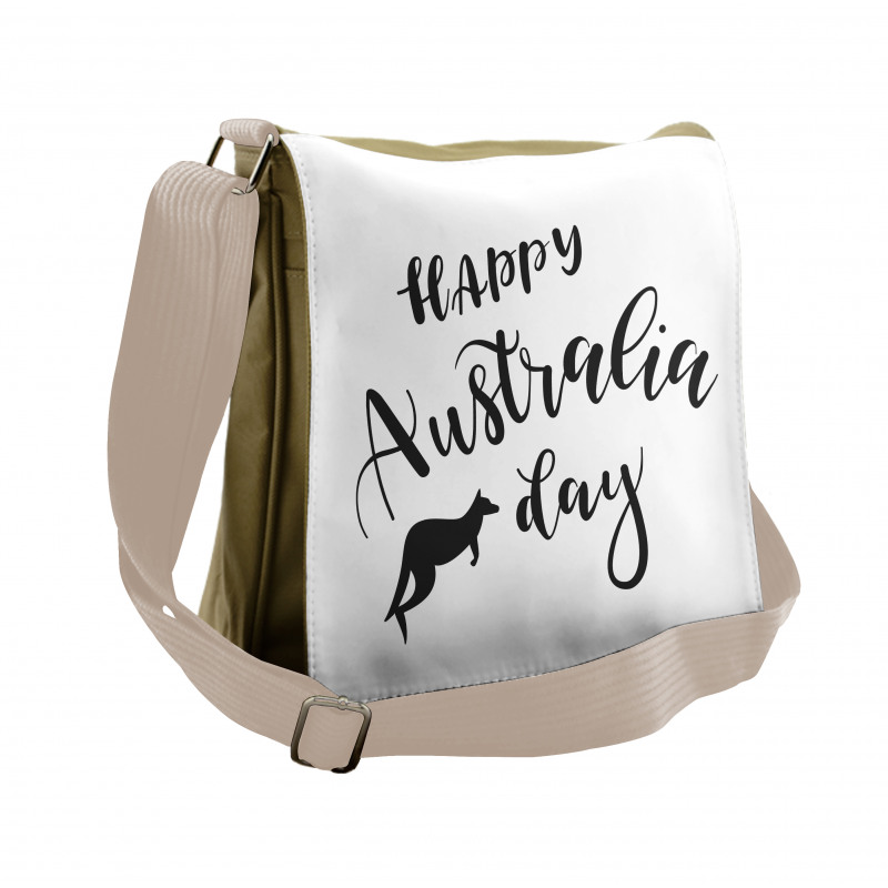 Happy Aussie Day Messenger Bag