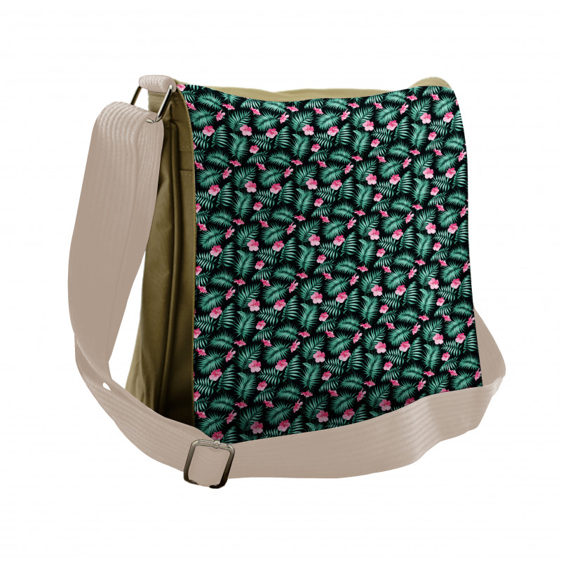 Romantic Exotic Summer Messenger Bag