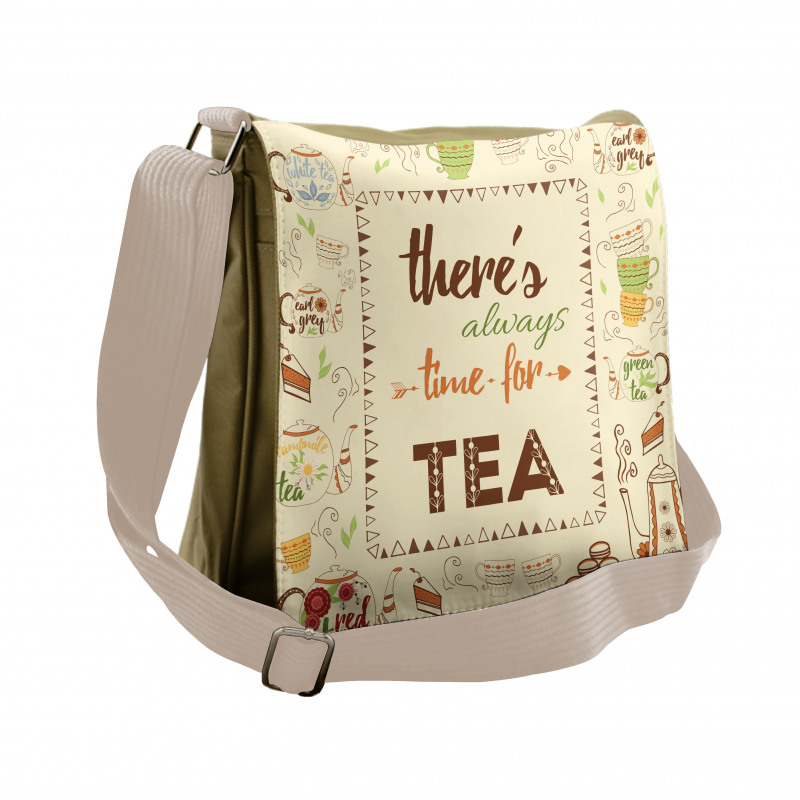 Inspirational Words Artwork Messenger Bag