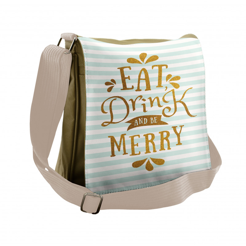 Xmas Greeting Messenger Bag