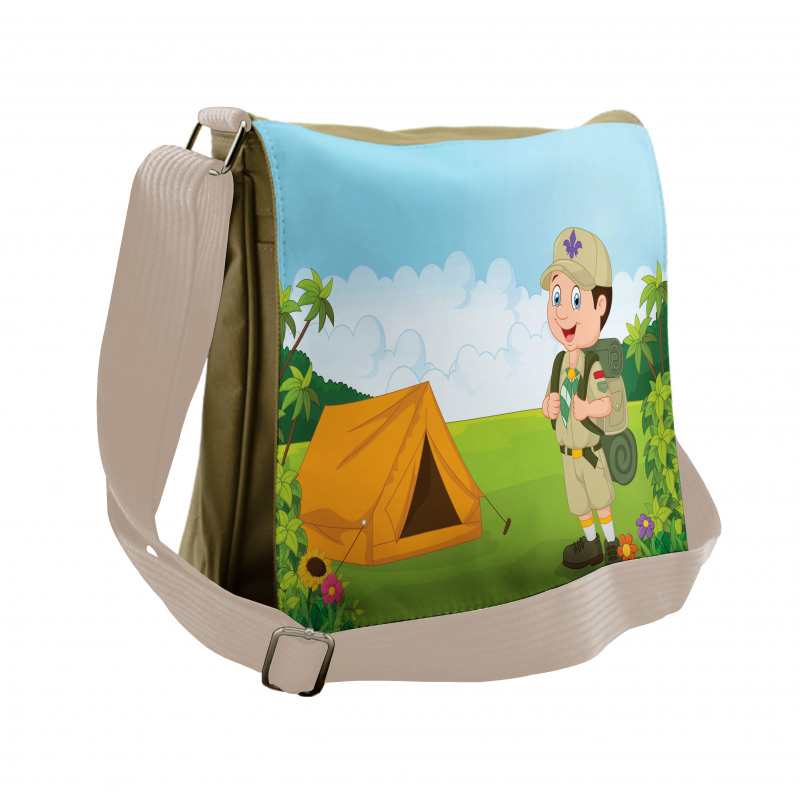 Nature Forest Adventure Messenger Bag