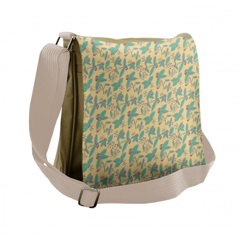 Herbal Leafage Freshness Messenger Bag