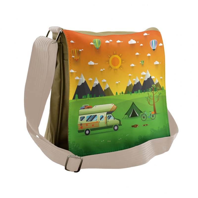 National Park Landscape Messenger Bag