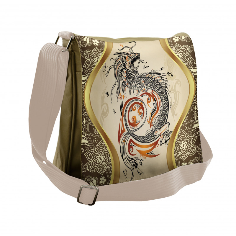 Serpent Mythological Messenger Bag