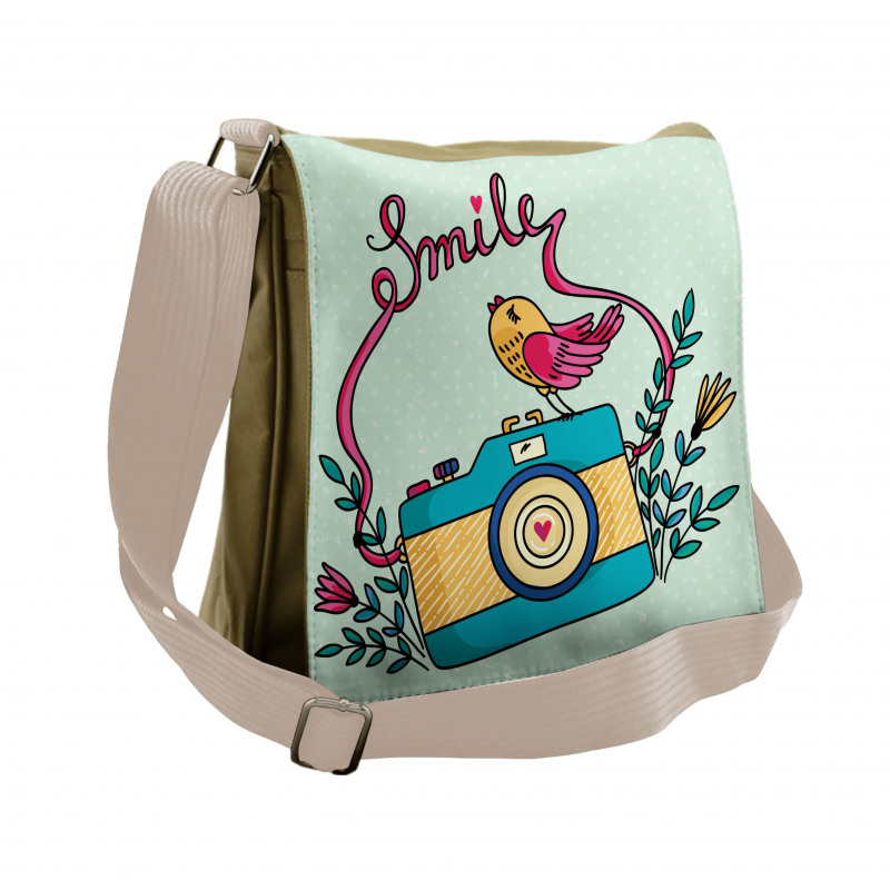 Love Bird Chirping Creative Messenger Bag