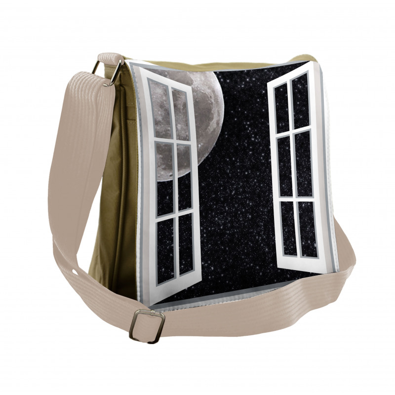 Window to the Space Messenger Bag
