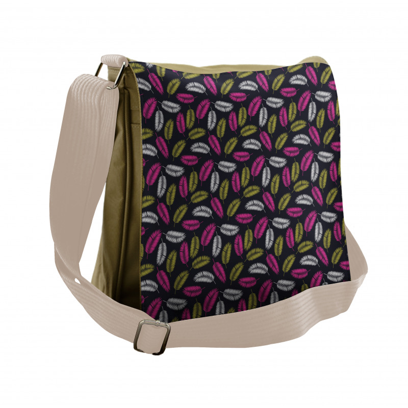 Beach Ocean Leafage Design Messenger Bag