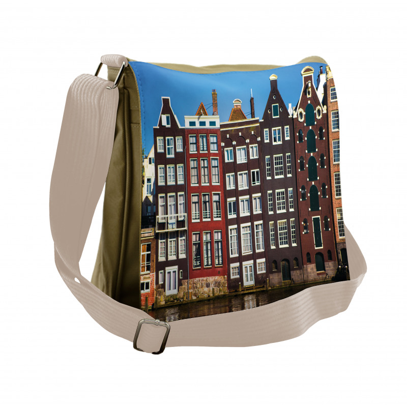 Medieval Buildings City Messenger Bag