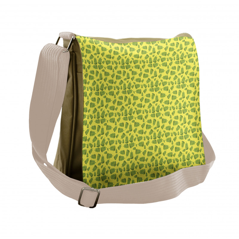 Ornate Tropical Composition Messenger Bag