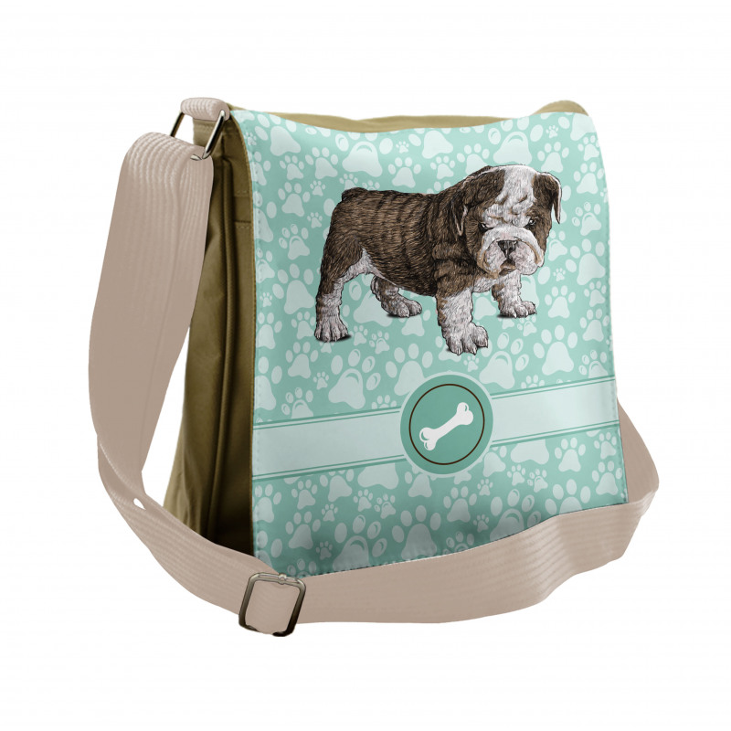 Detailed Pet Animal Messenger Bag