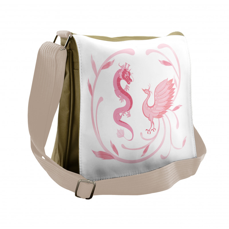 Dragon Mythical Bird Messenger Bag