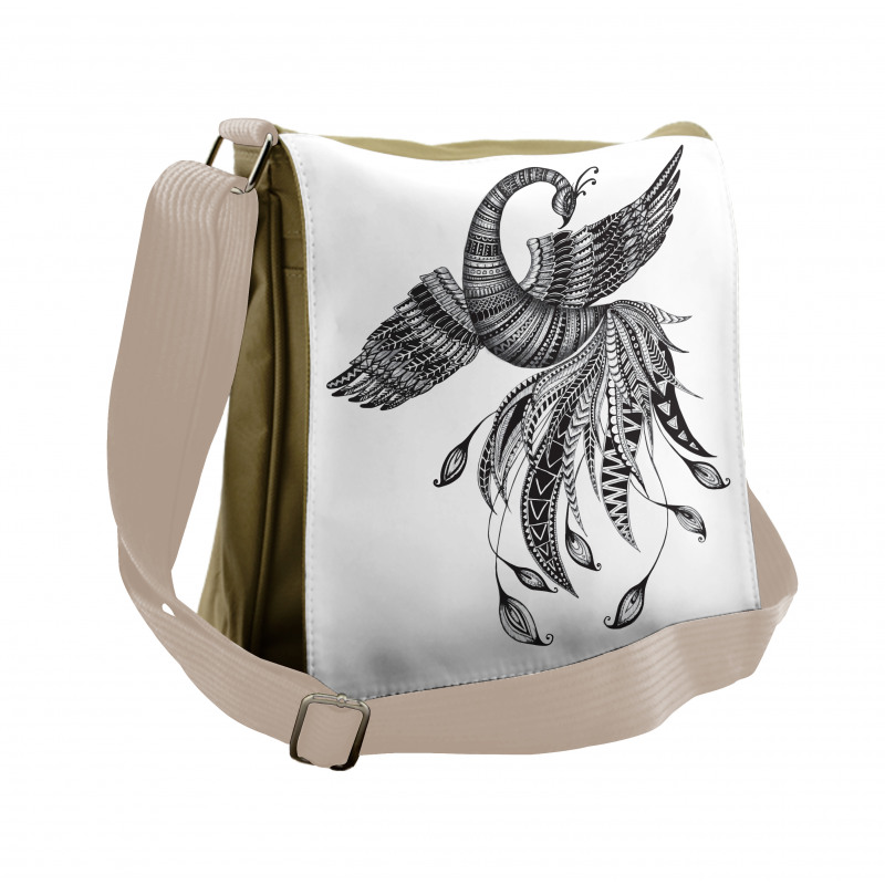 Boho Style Ornament Messenger Bag