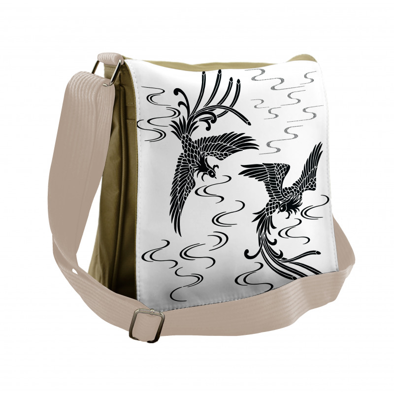 Egyptian Oriental Birds Messenger Bag