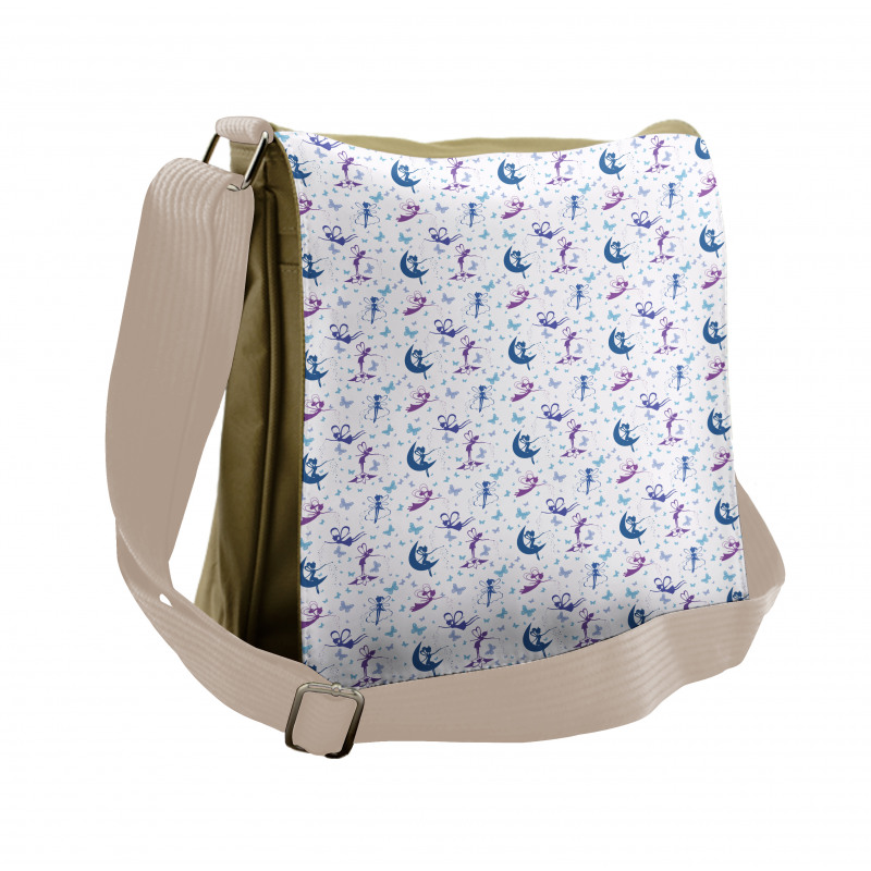 Butterflies and Fairies Messenger Bag