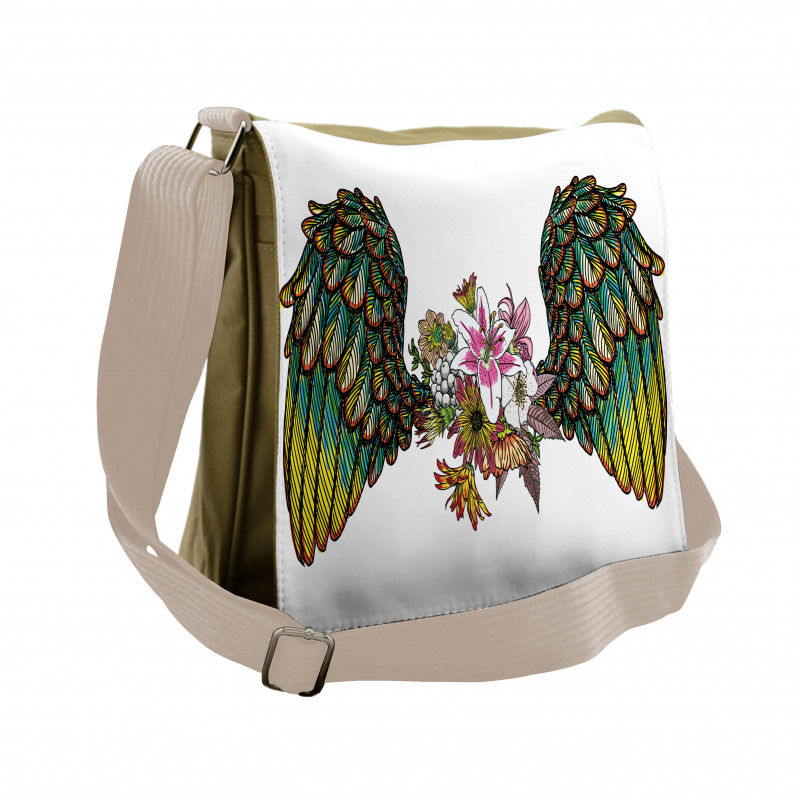 Bohemian Flower Messenger Bag