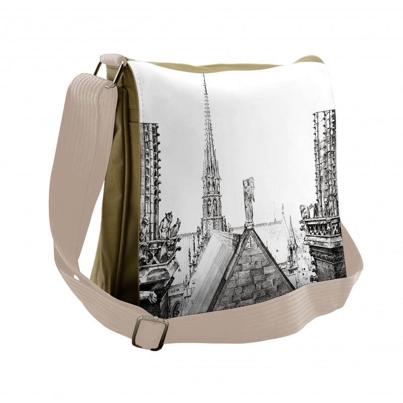 Monument Sketch Messenger Bag