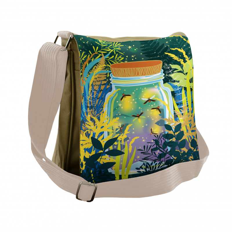 Surreal Forest Landscape Messenger Bag