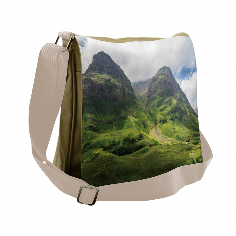 Glencoe Highlands Clouds Messenger Bag