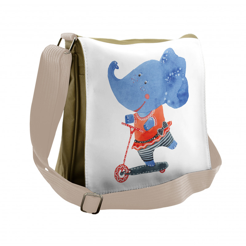 Animal Scooter Messenger Bag