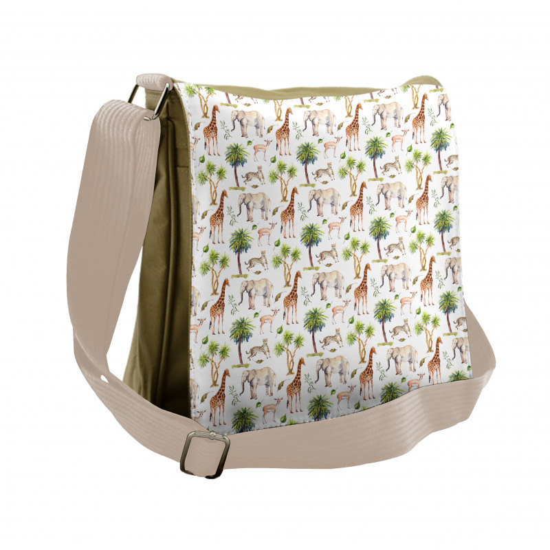 Giraffe Safari Messenger Bag