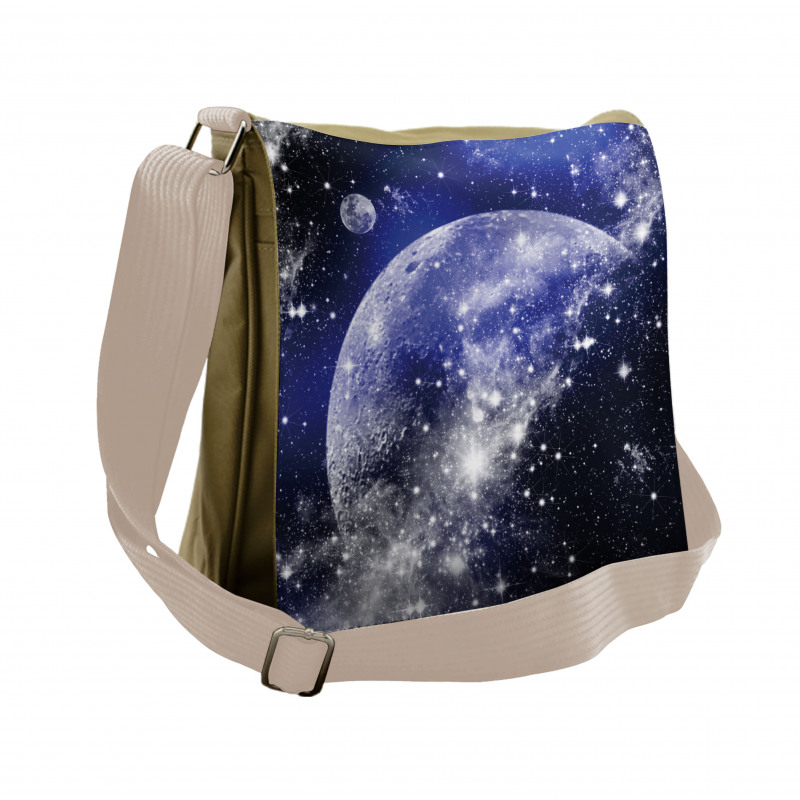 Nebula Galaxy Scenery Messenger Bag