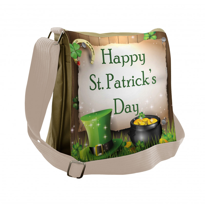 St Patricks Day Messenger Bag
