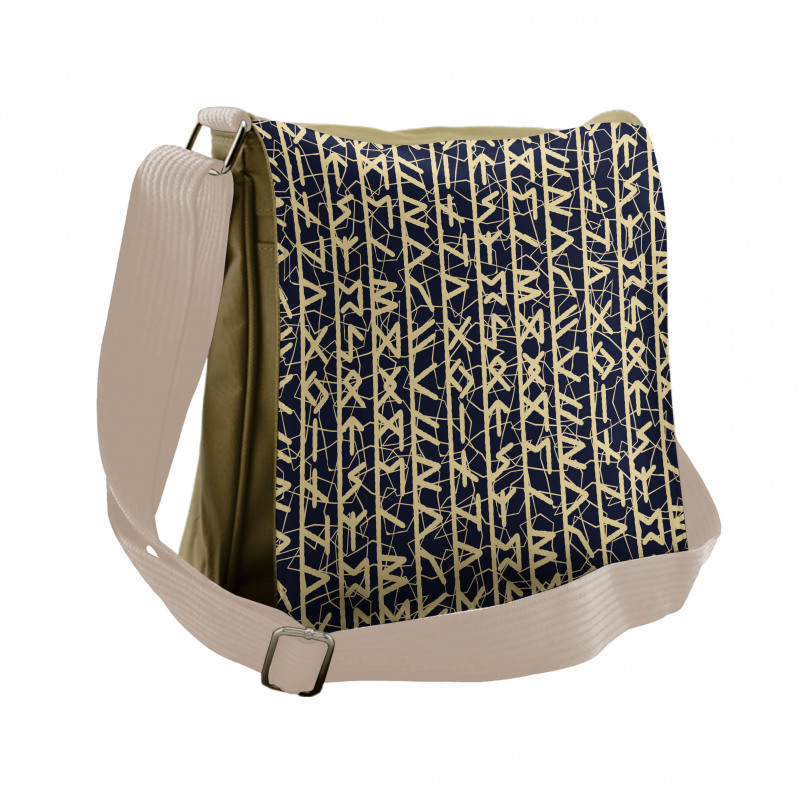 the Occult Symbols Messenger Bag