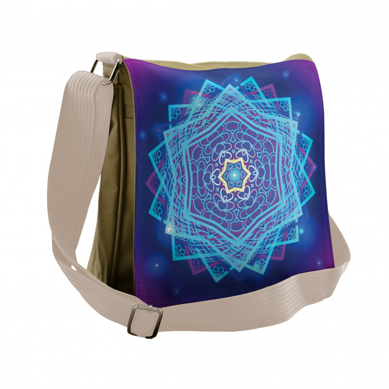 Geometry Design Messenger Bag