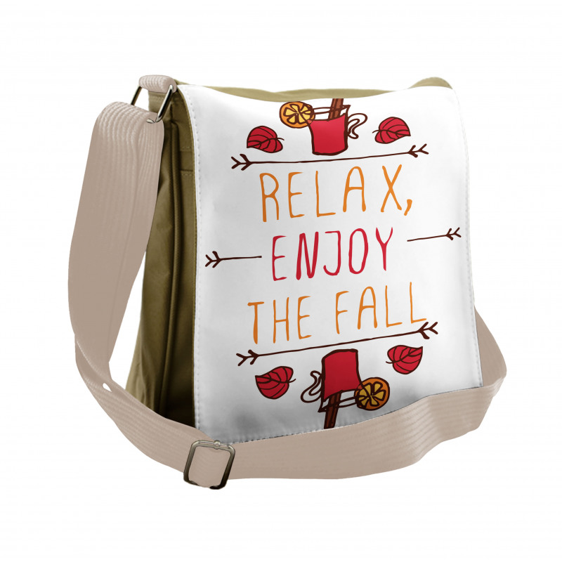 Autumn Concept Relax Enjoy Messenger Bag