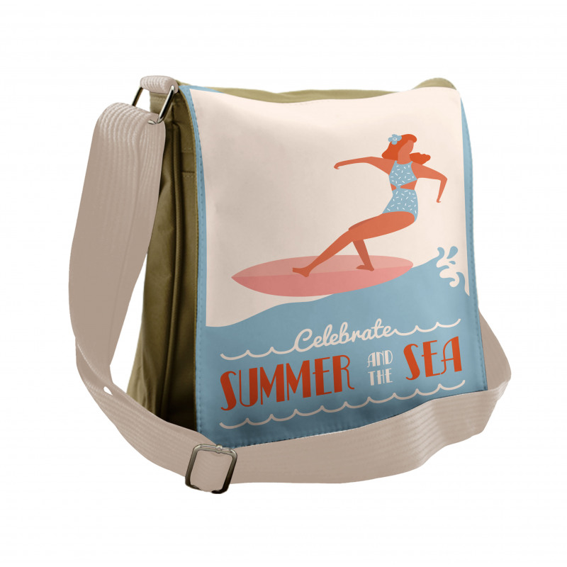 Summer and Sea Messenger Bag