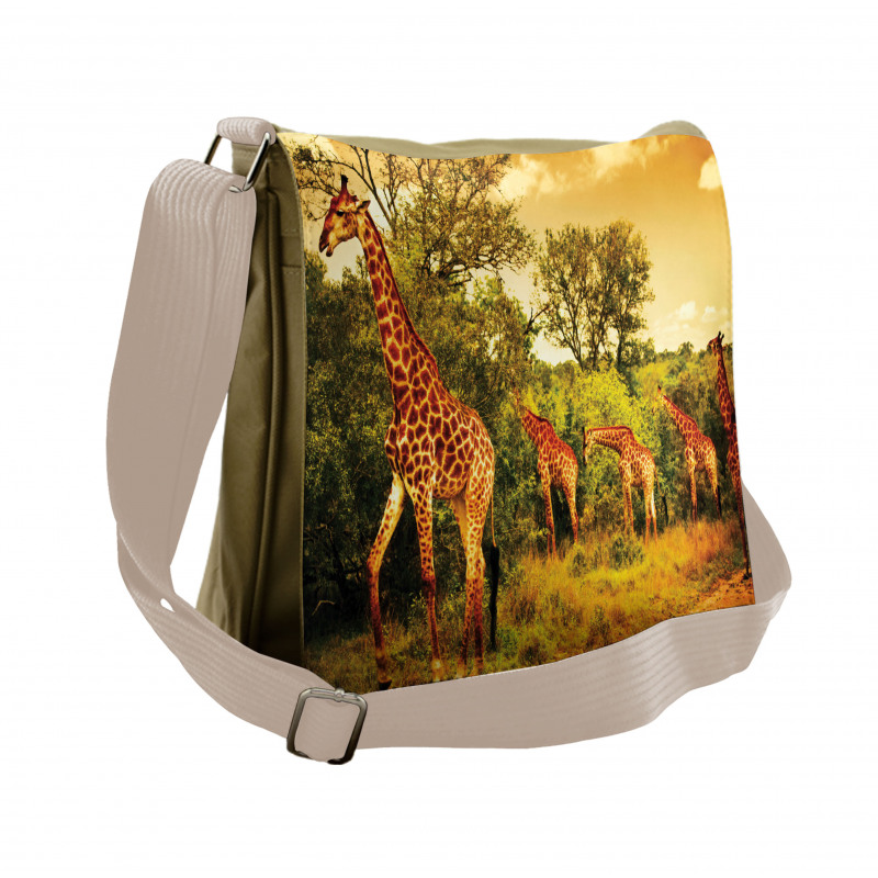 Safari Animals Messenger Bag