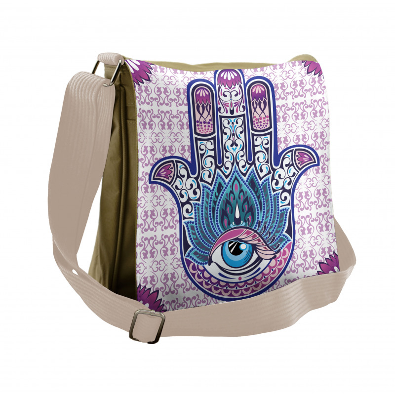Oriental Mehndi Hand Messenger Bag