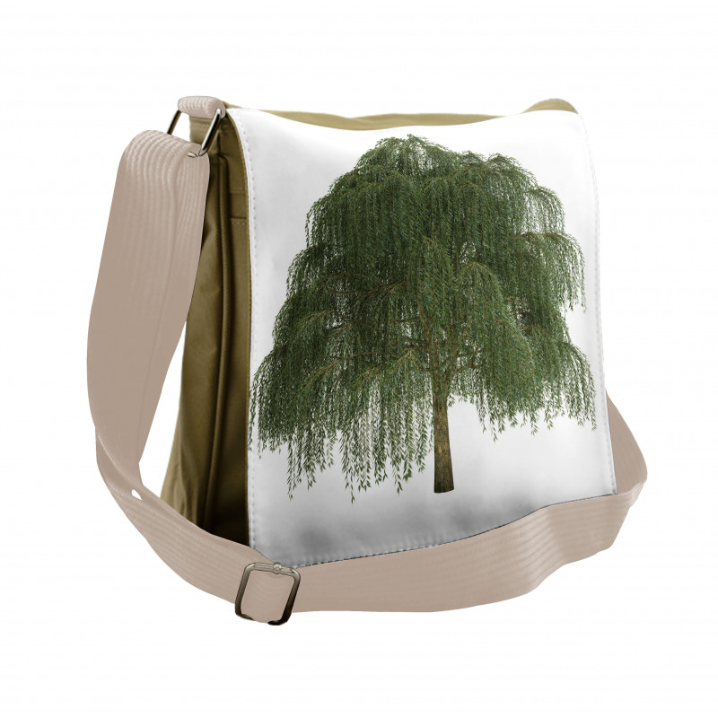 Joyous Botanical Leaves Messenger Bag