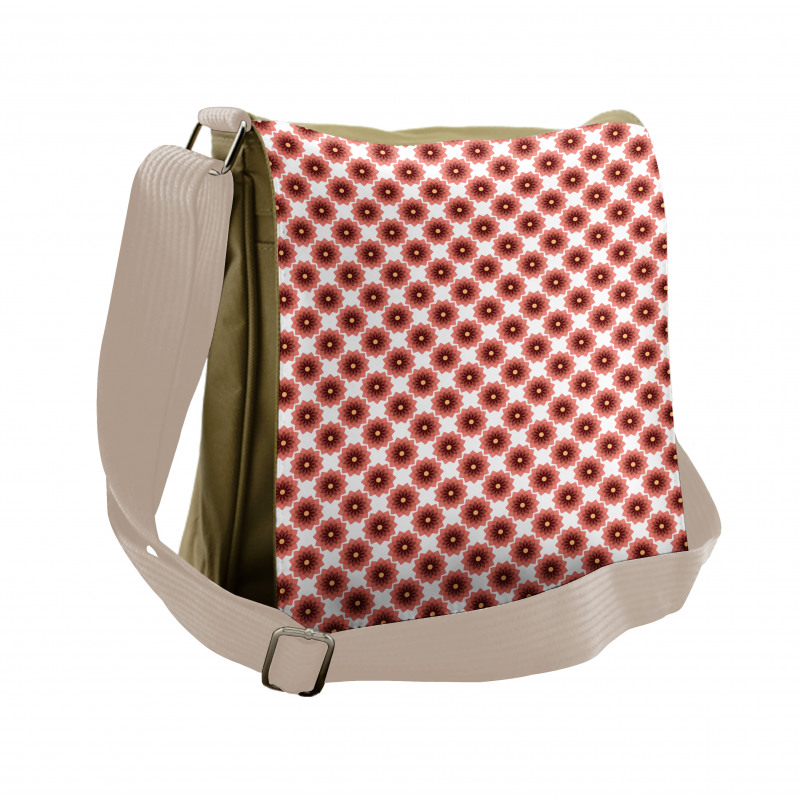 Circle and Teardrop Shape Messenger Bag