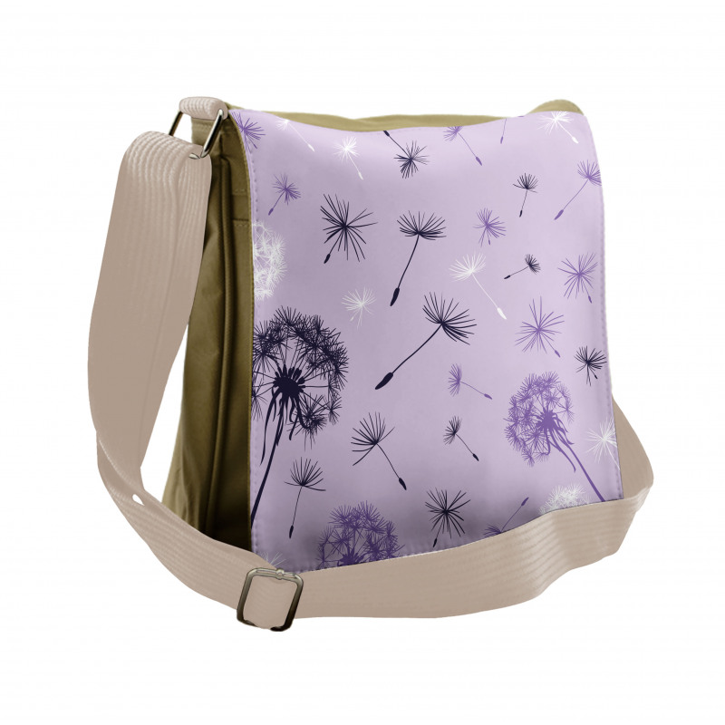 Botany Purple Tone Messenger Bag