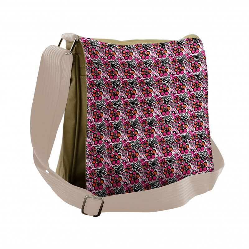 Flower Blossom Messenger Bag