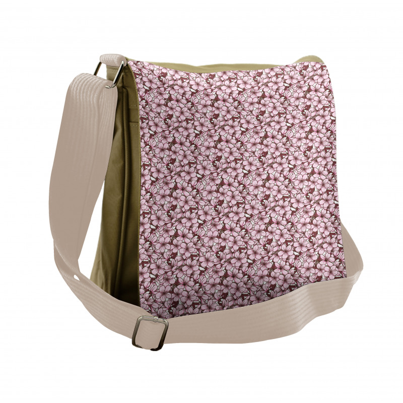 Cherry Flowers Japan Messenger Bag