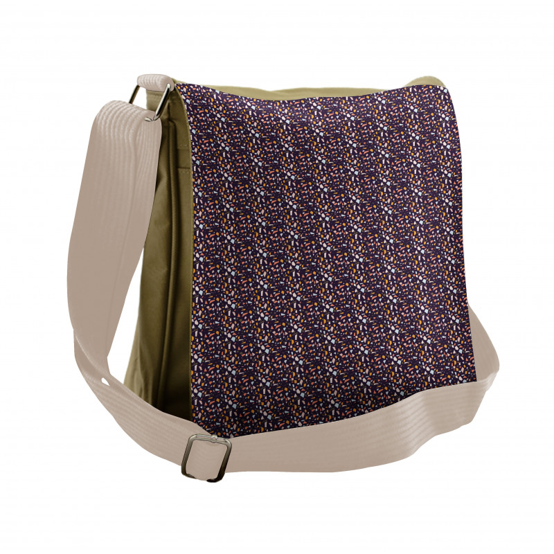 Retro Theme with Style Messenger Bag