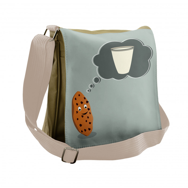 Cookie Dreaming of Milk Messenger Bag