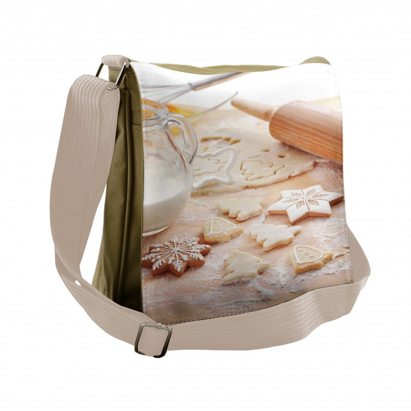 Milk in a Jar Baking Flour Messenger Bag