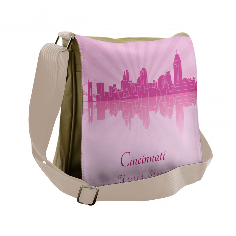 Sun Rays Travel Tourism Messenger Bag