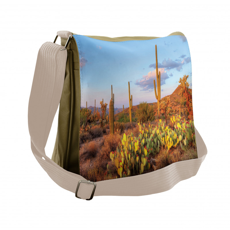 Cacti in Sonoran Desert Messenger Bag