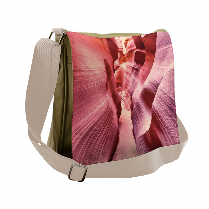 Famous Pink Antelope Canyon Messenger Bag