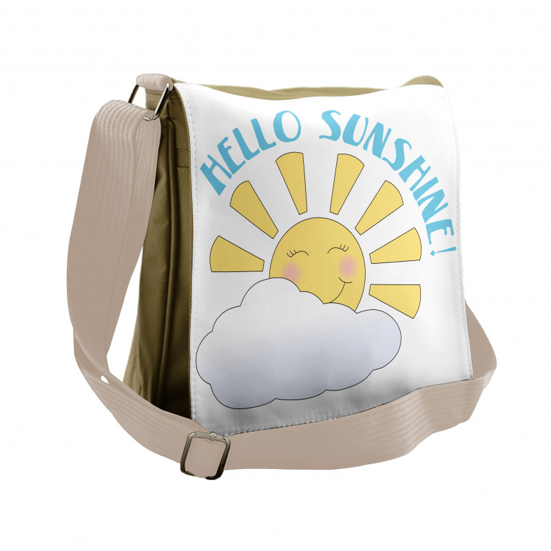 Morning Rising Sun Messenger Bag