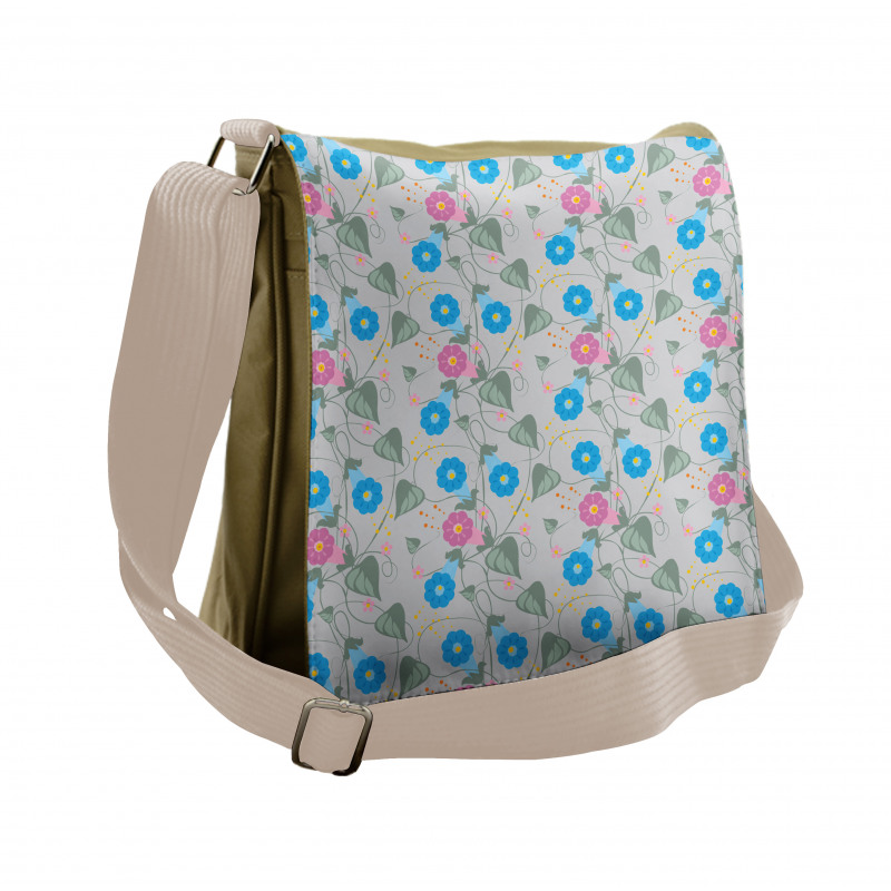 Bindweed Climbing Plants Messenger Bag