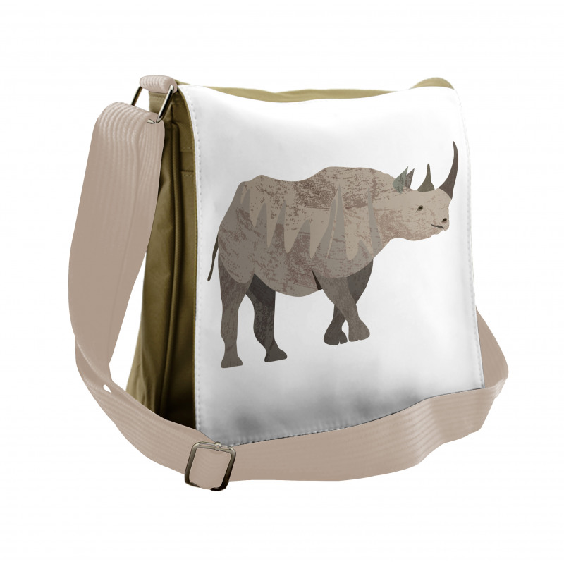 Herbivore Animal Monochrome Messenger Bag