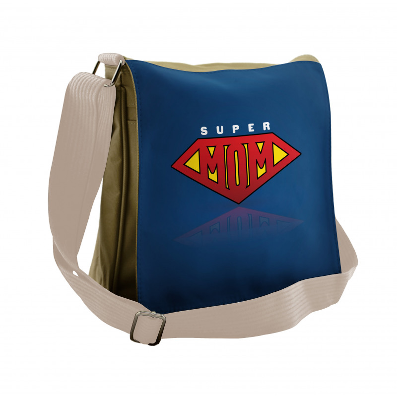 Super Mom Iconic Shield Messenger Bag