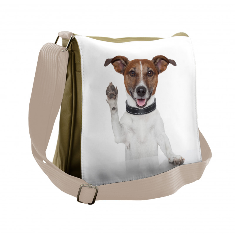 Baby Dog Animal Lover Messenger Bag