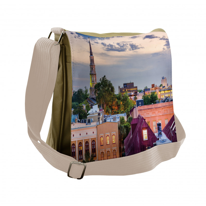 South Carolina Buildings Messenger Bag