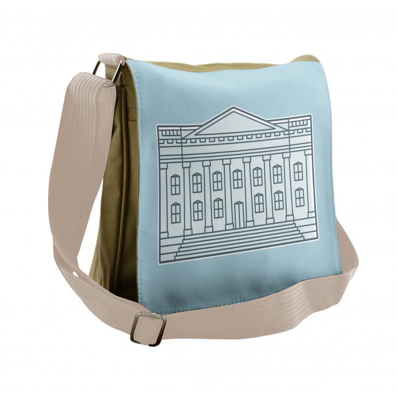 USA Custom House Theme Messenger Bag